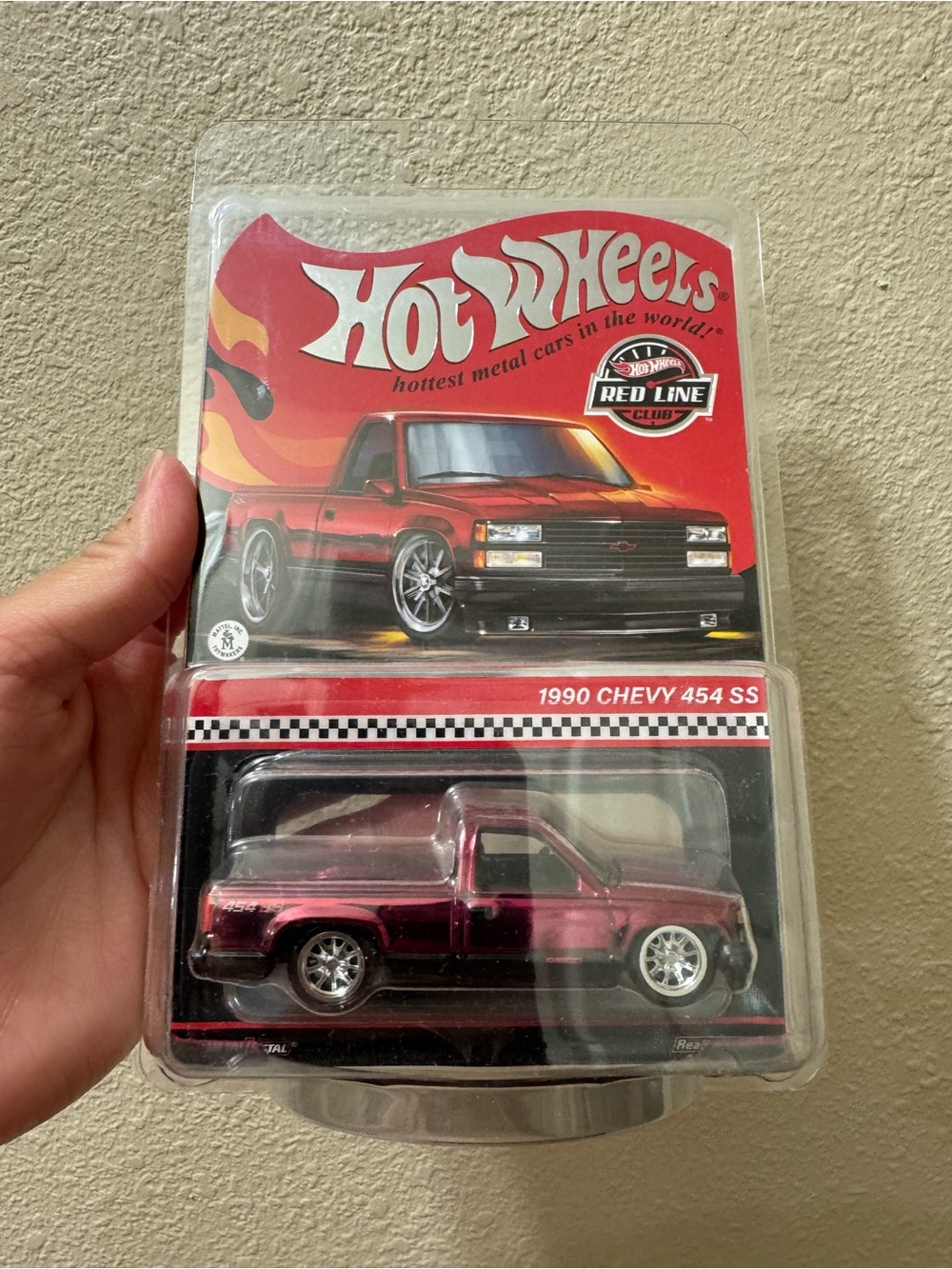 Mattel Hot Wheels 1990 Chevy 454 SS - Red and Purple